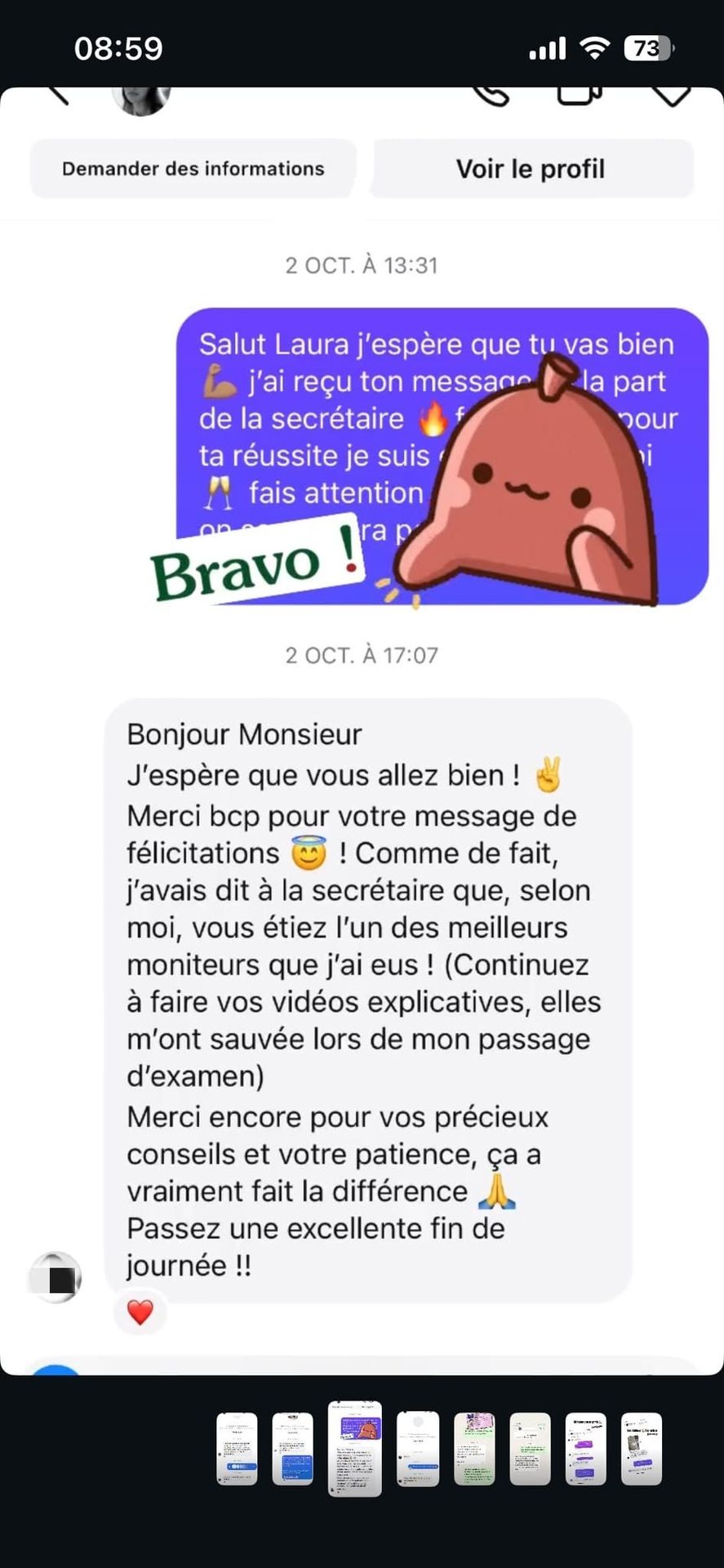 Avis élève FormaSpeed