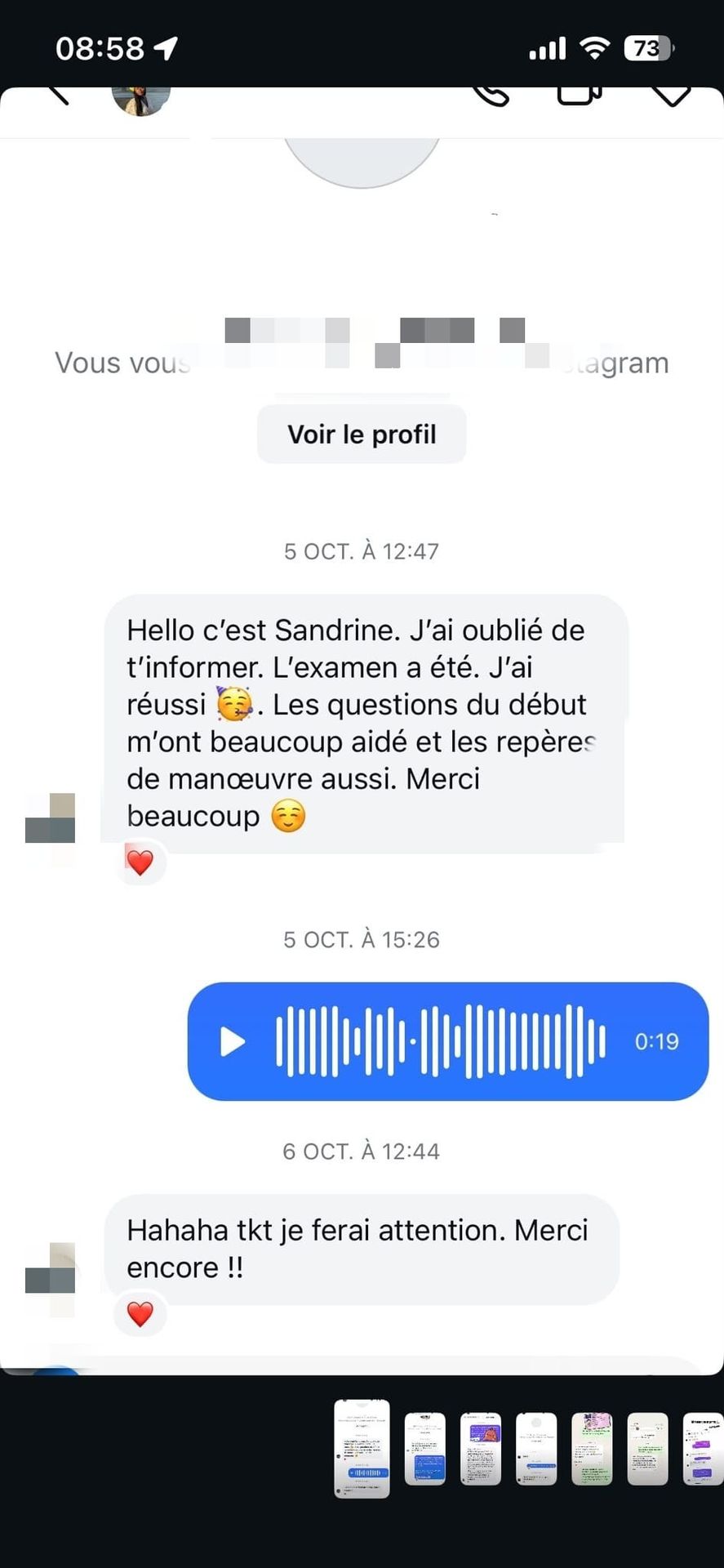 Avis élève FormaSpeed