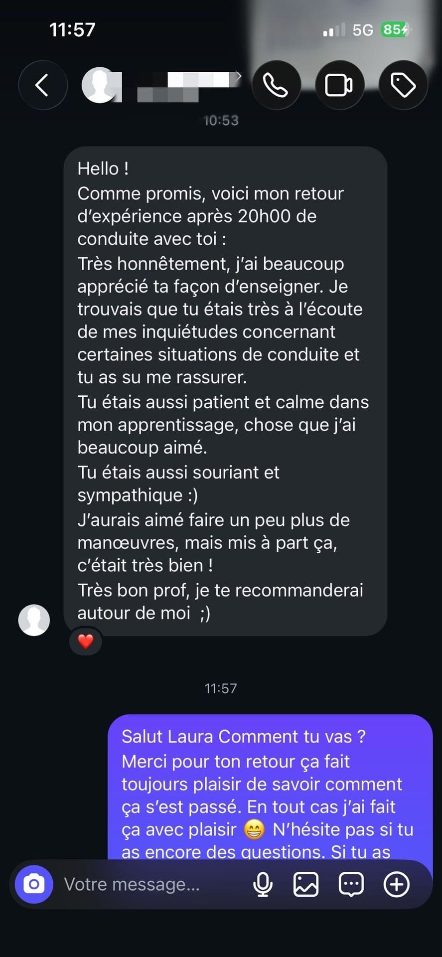 Avis élève FormaSpeed