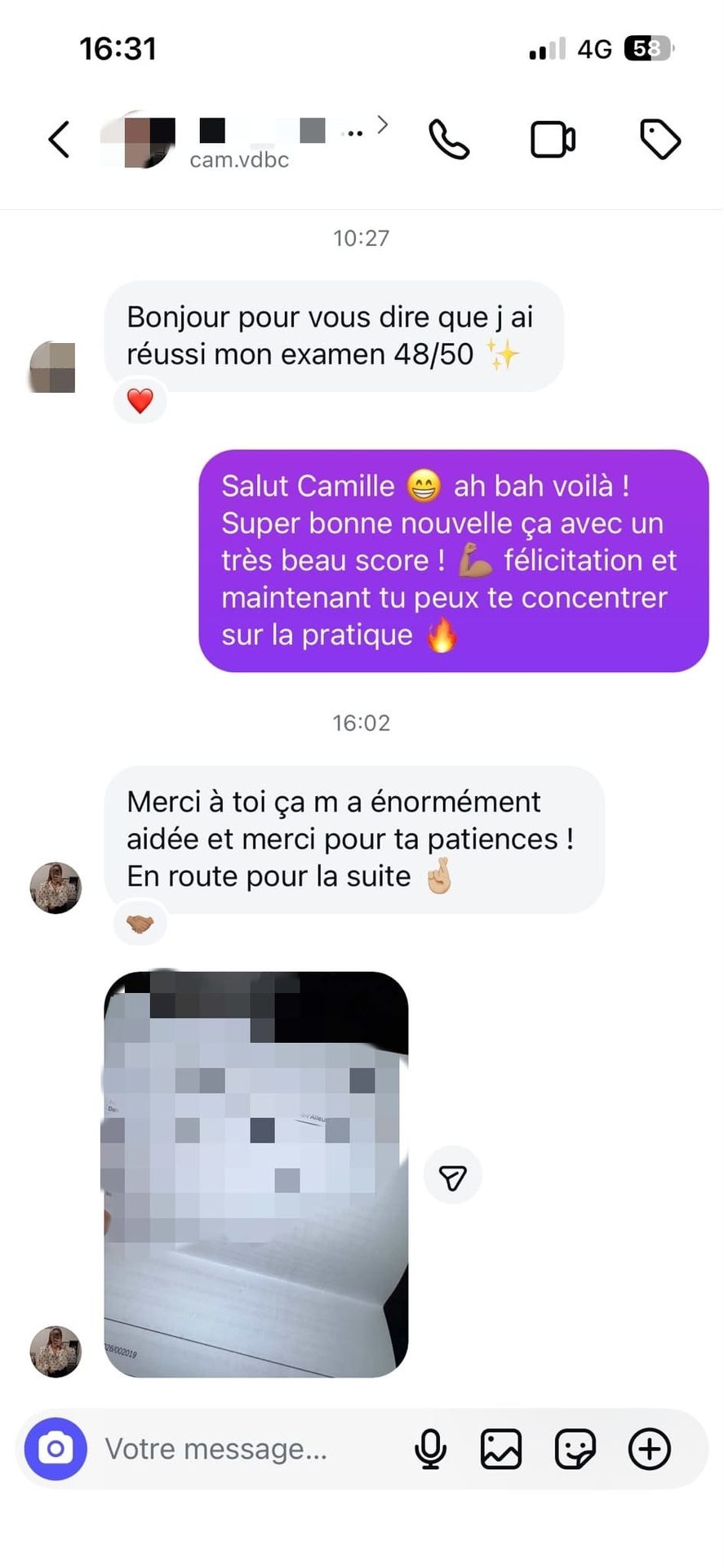 Avis élève FormaSpeed